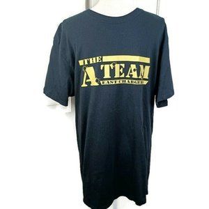 A-Team - Roosters Novelty Tee Mens Medium Black  *SEE MEASUREMENTS